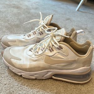 Nike React 270 tan and white size 5.5